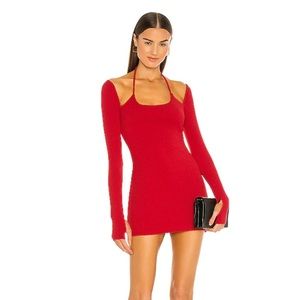 revolve h:ours red dress